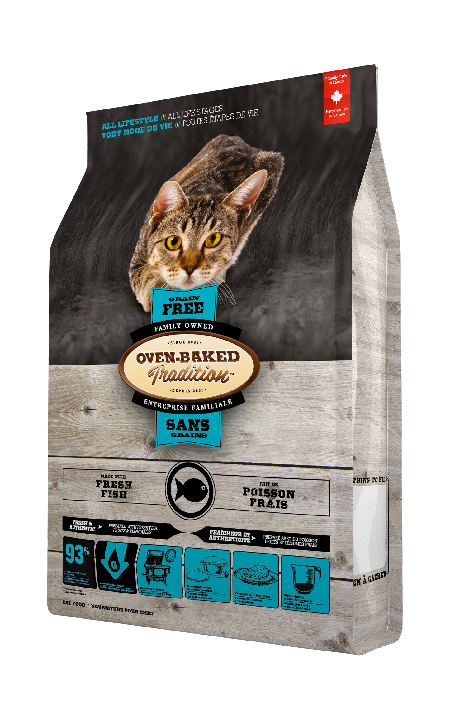 Oven Baked Tradition Gato Adulto Grain Free Pescado 4.54 Kg