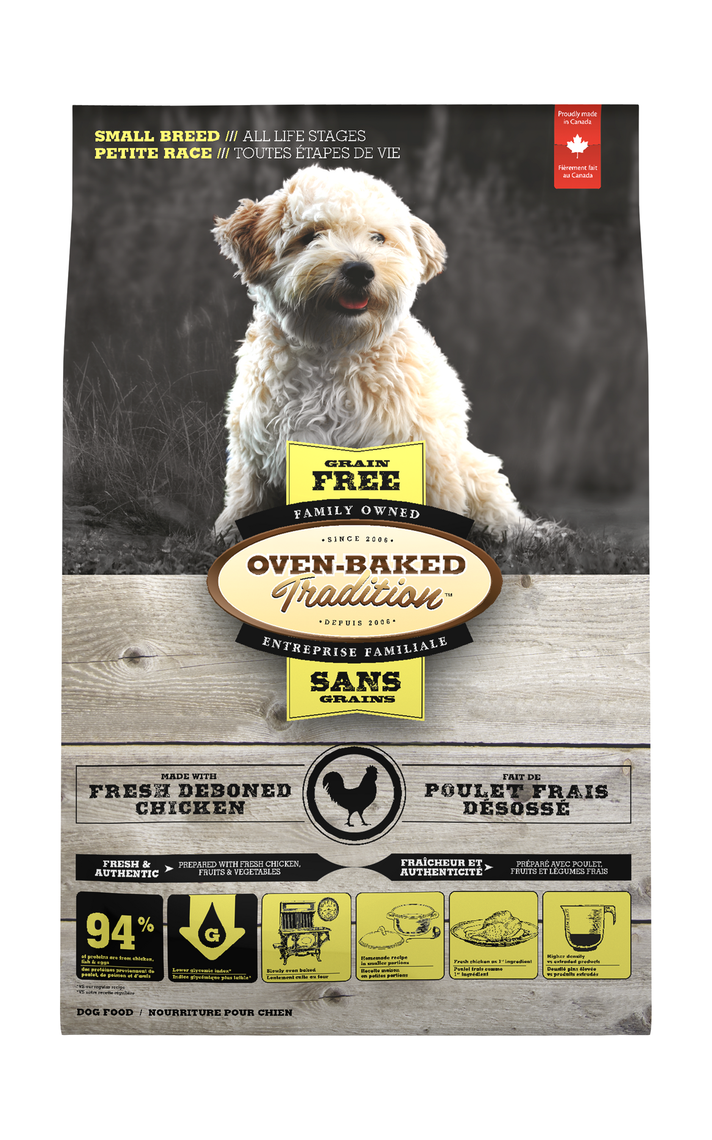 Oven Baked Tradition Perro Adulto Grain Free Razas Pequeñas Pollo 5.67 Kg
