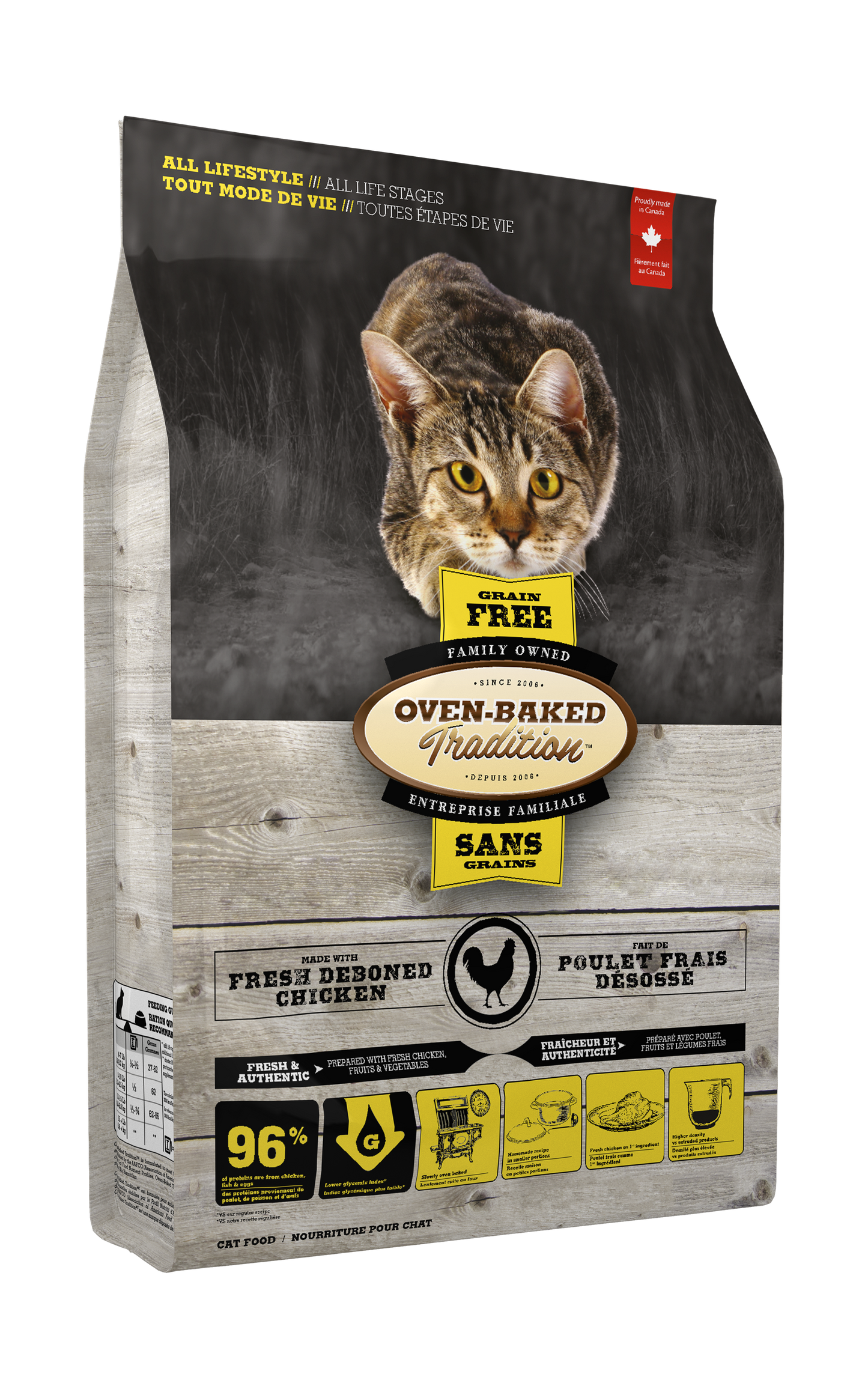 Oven Baked Tradition Gato Adulto Grain Free Pollo 4.54 Kg