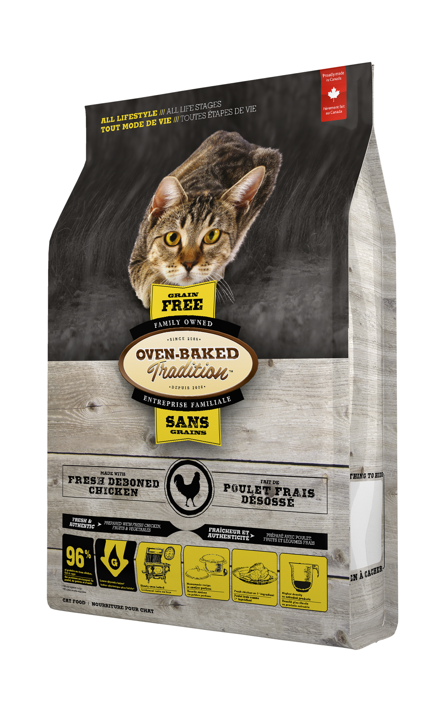 Oven Baked Tradition Gato Adulto Grain Free Pollo 4.54 Kg
