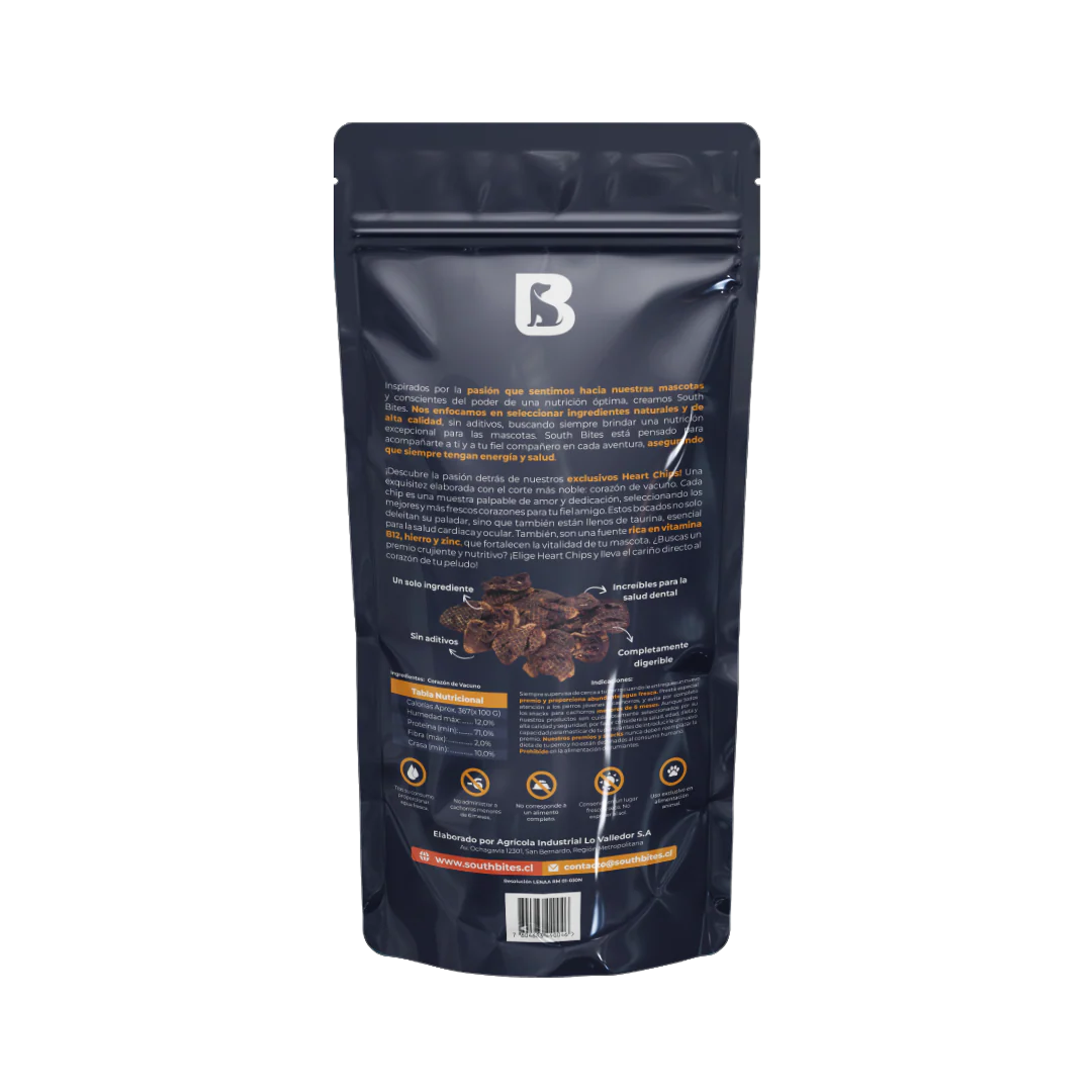 South Bites Snacks Heart Chips 70 Grs.