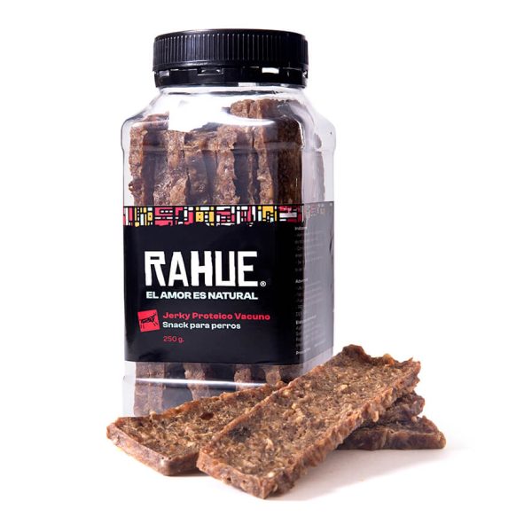Rahue Jerky Vacuno 250 grs. - Snack Perros