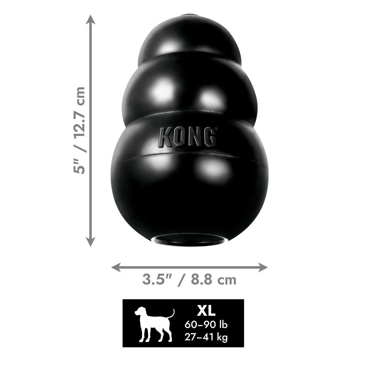 KONG Extreme Extra Large (XL) para Perros – Juguete Rellenable Ultra Resistente
