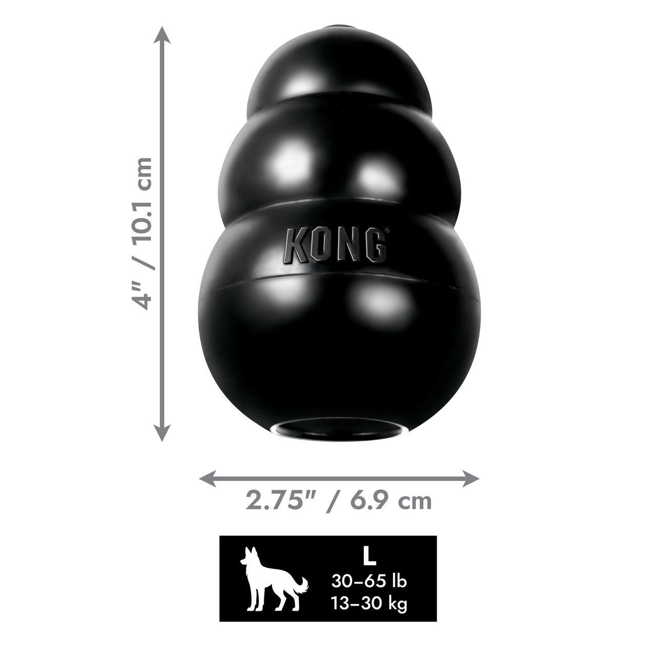 KONG Extreme Large (L) para Perros – Juguete Rellenable Ultra Resistente