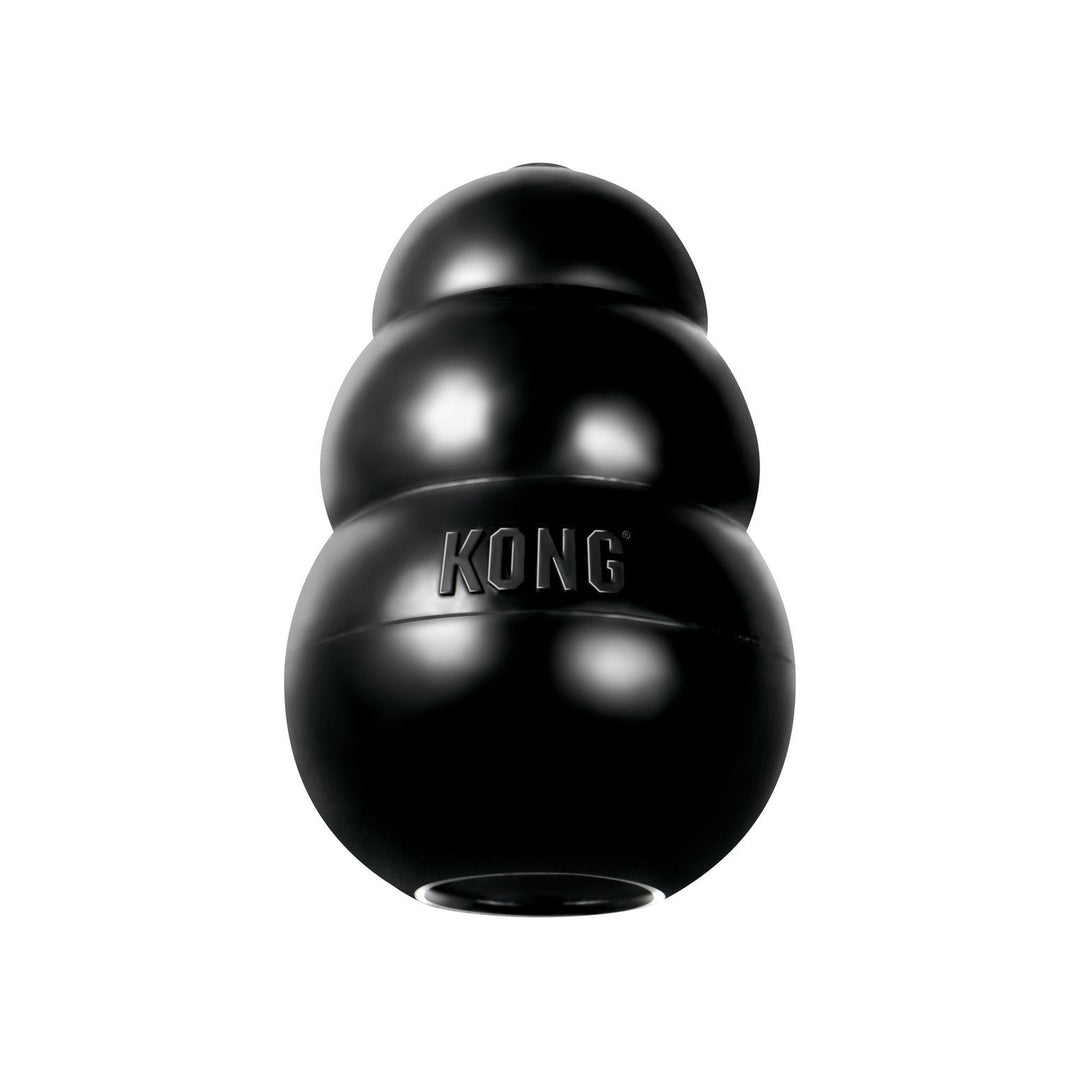 KONG Extreme Medium M juguete rellenable ultra resistente negro, vista principal