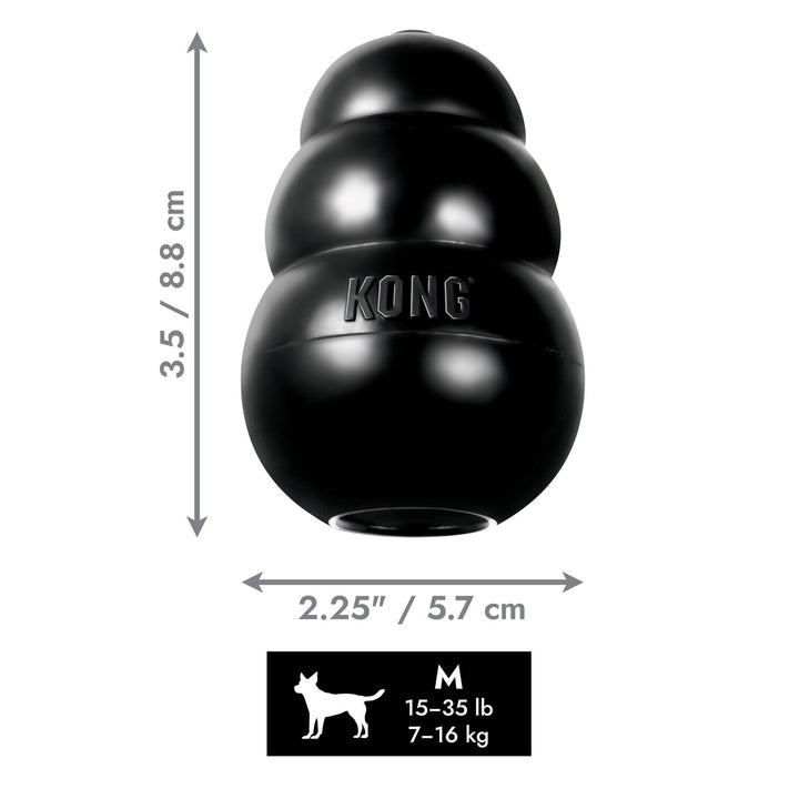 KONG Extreme Medium M para perros tabla medidas y tamaños