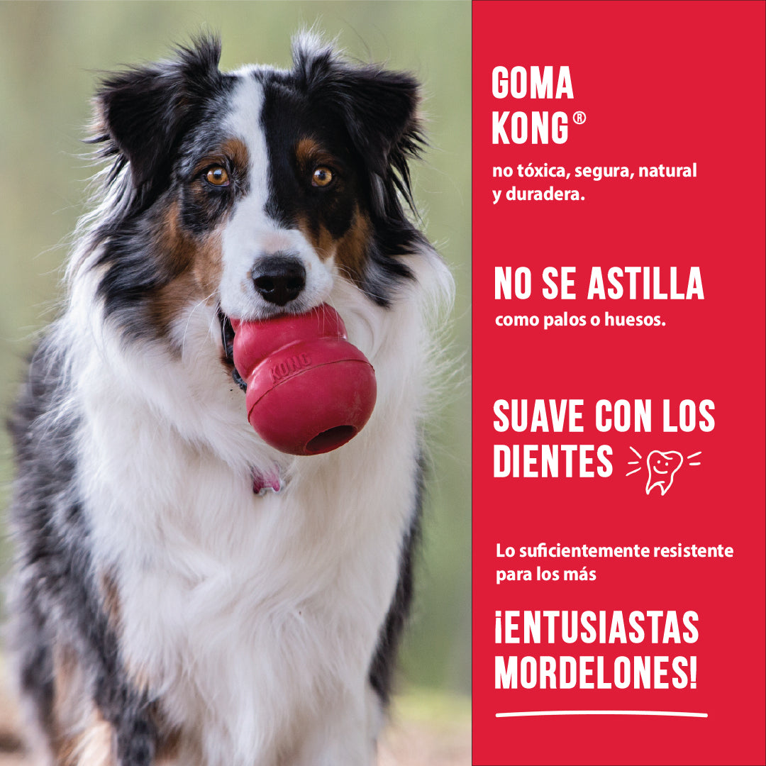 KONG Classic Large (L) para Perros – Juguete Interactivo Rellenable