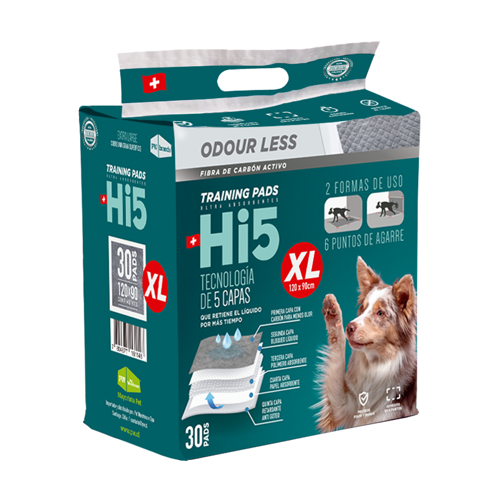 Hi5 Sabanillas Perro XL 120x90 cms x 30 Uds.