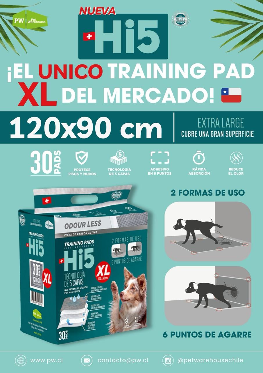 Hi5 Sabanillas Perro XL 120x90 cms x 30 Uds.