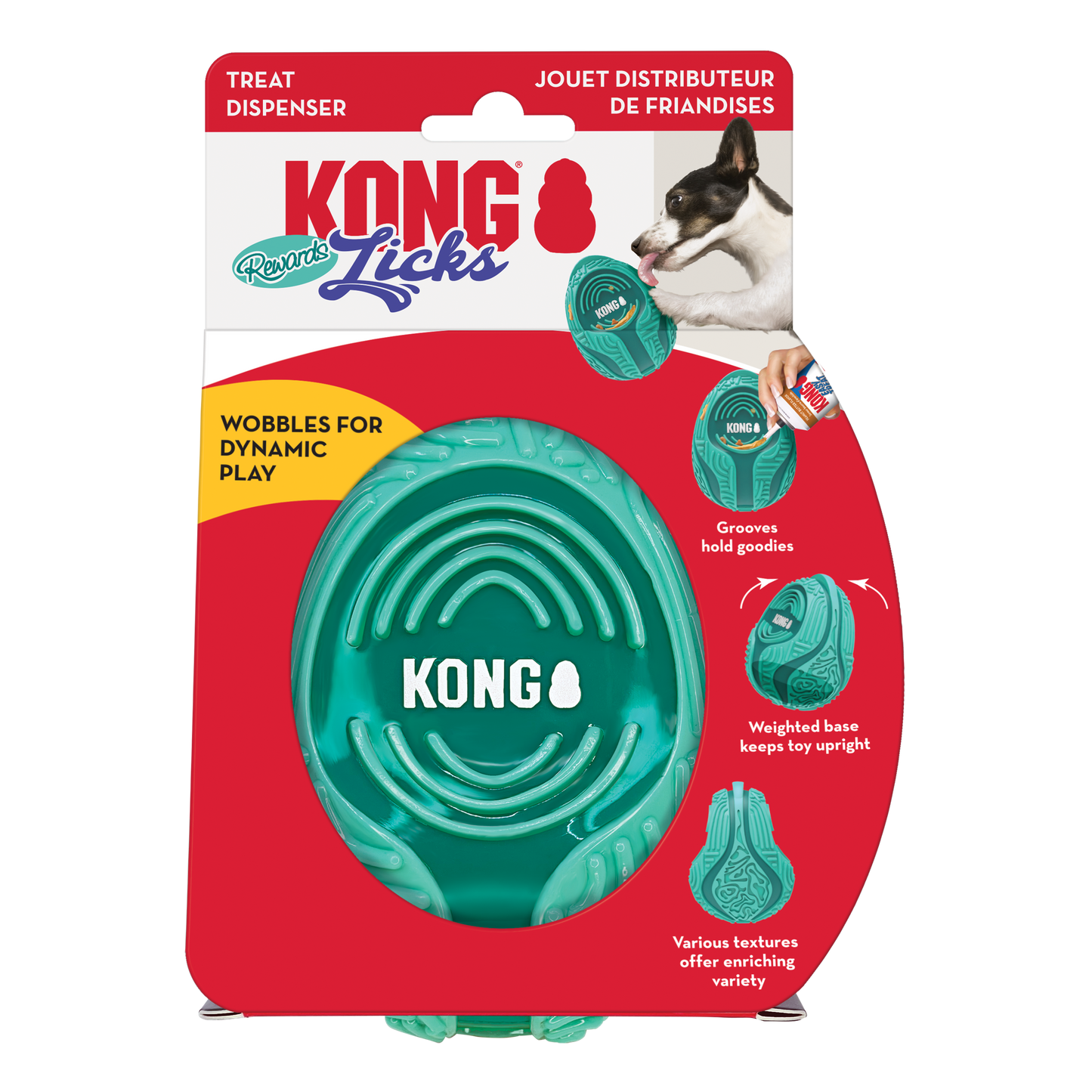 KONG Licks Rewards Dispensador de Premios Para Perros