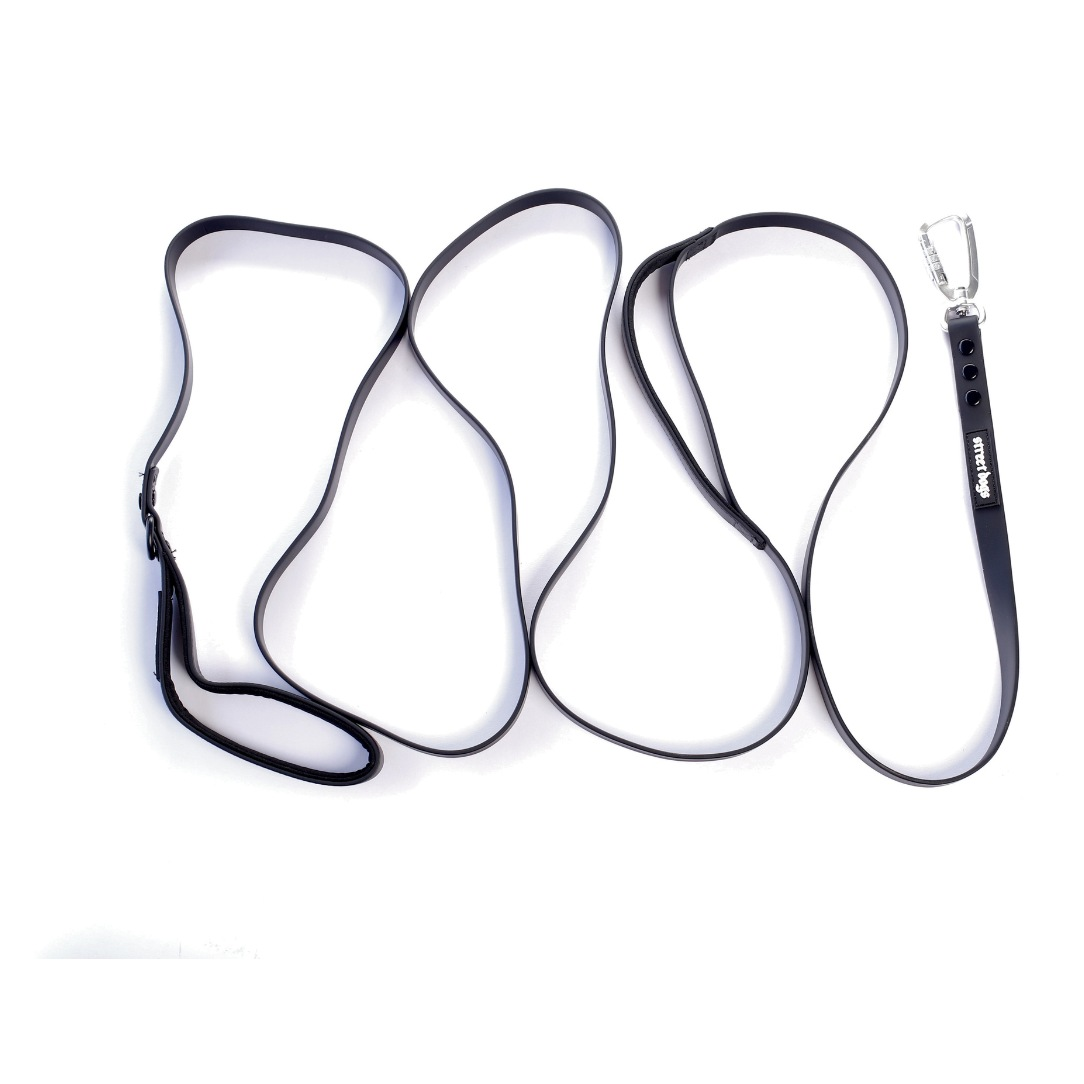 Street Dogs Correa Perro PVC Impermeable Negra