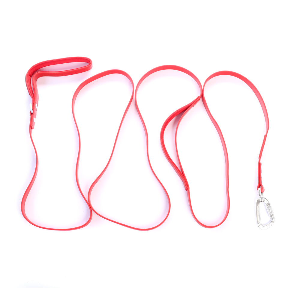 Street Dogs Correa Perro PVC Impermeable Roja