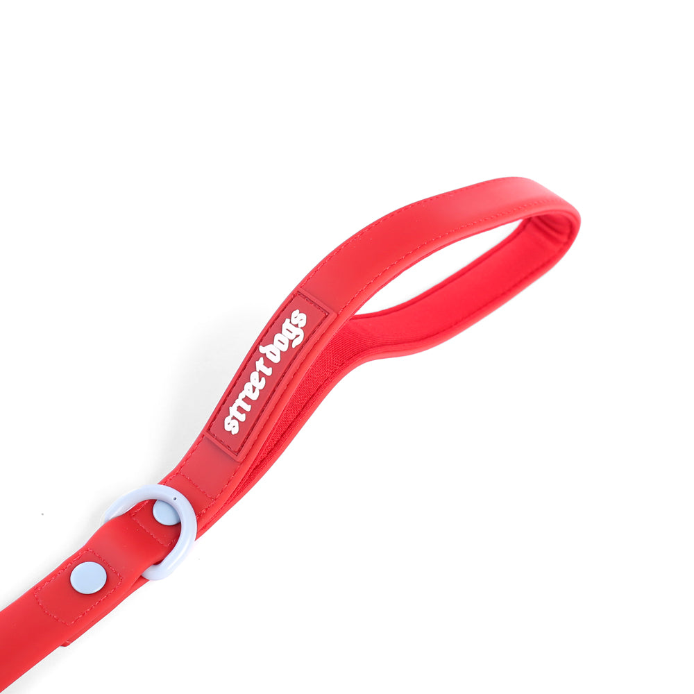 Street Dogs Correa Perro PVC Impermeable Roja, vista 3
