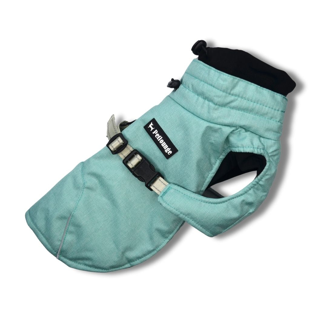 Pet Lounge Parka Dry and Comfy Perros y Gatos Celeste Menta