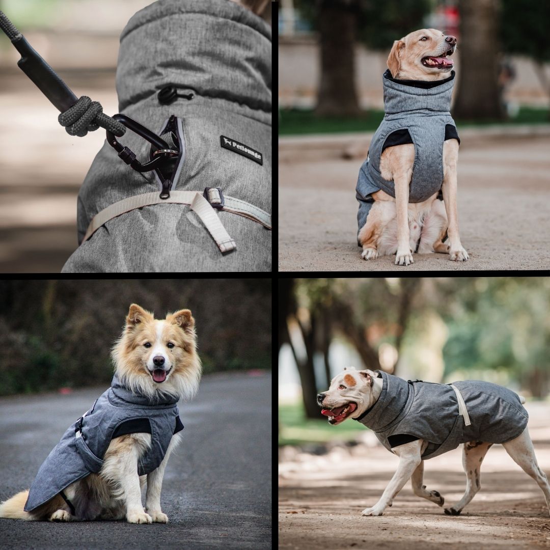 Pet Lounge Parka Dry and Comfy Perros y Gatos Gris