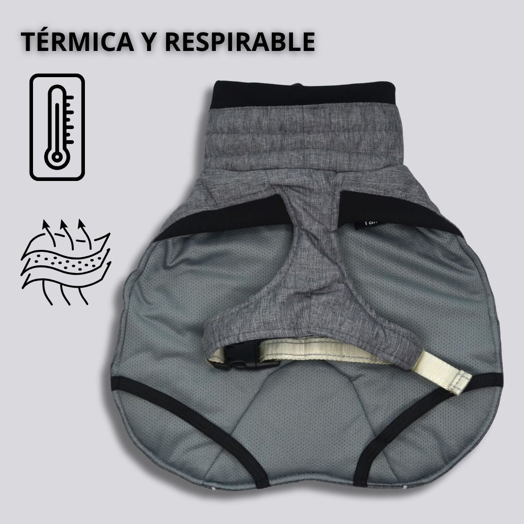 Pet Lounge Parka Dry and Comfy Perros y Gatos Gris