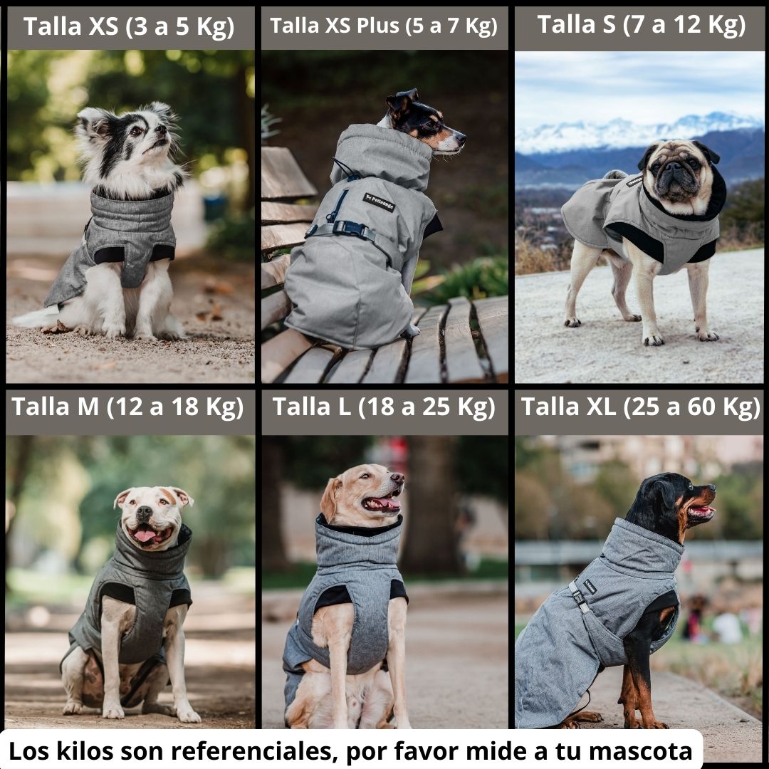 Pet Lounge Parka Dry and Comfy Perros y Gatos Gris