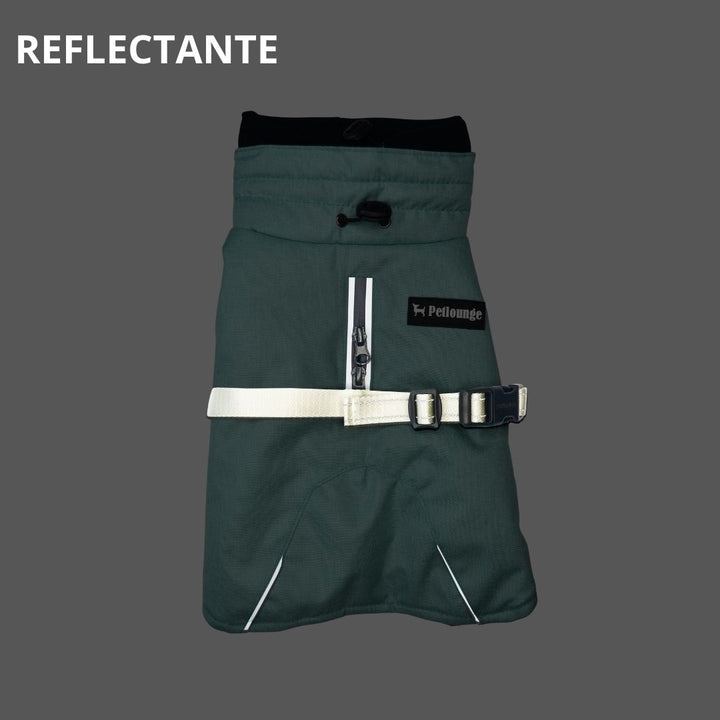 Pet Lounge parka Dry and Comfy celeste menta para perros y gatos detalle interior