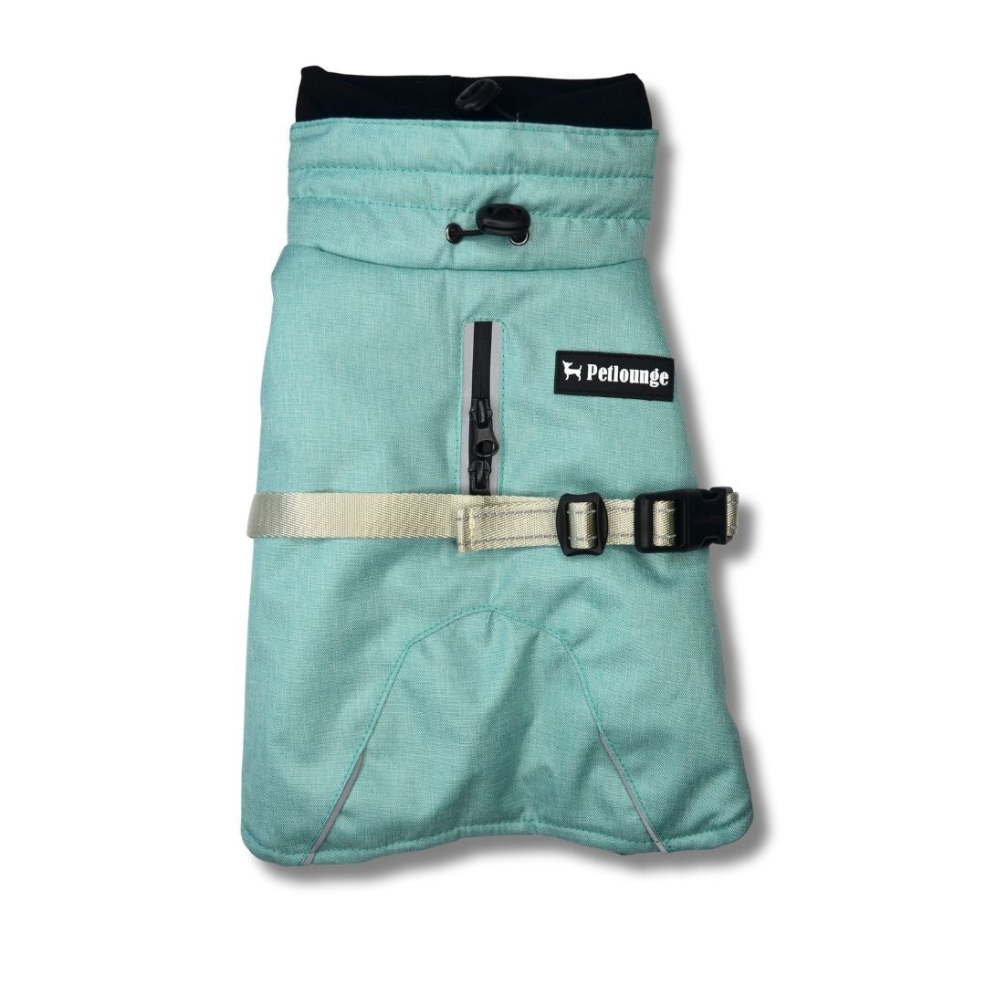 Pet Lounge Parka Dry and Comfy Perros y Gatos Celeste Menta