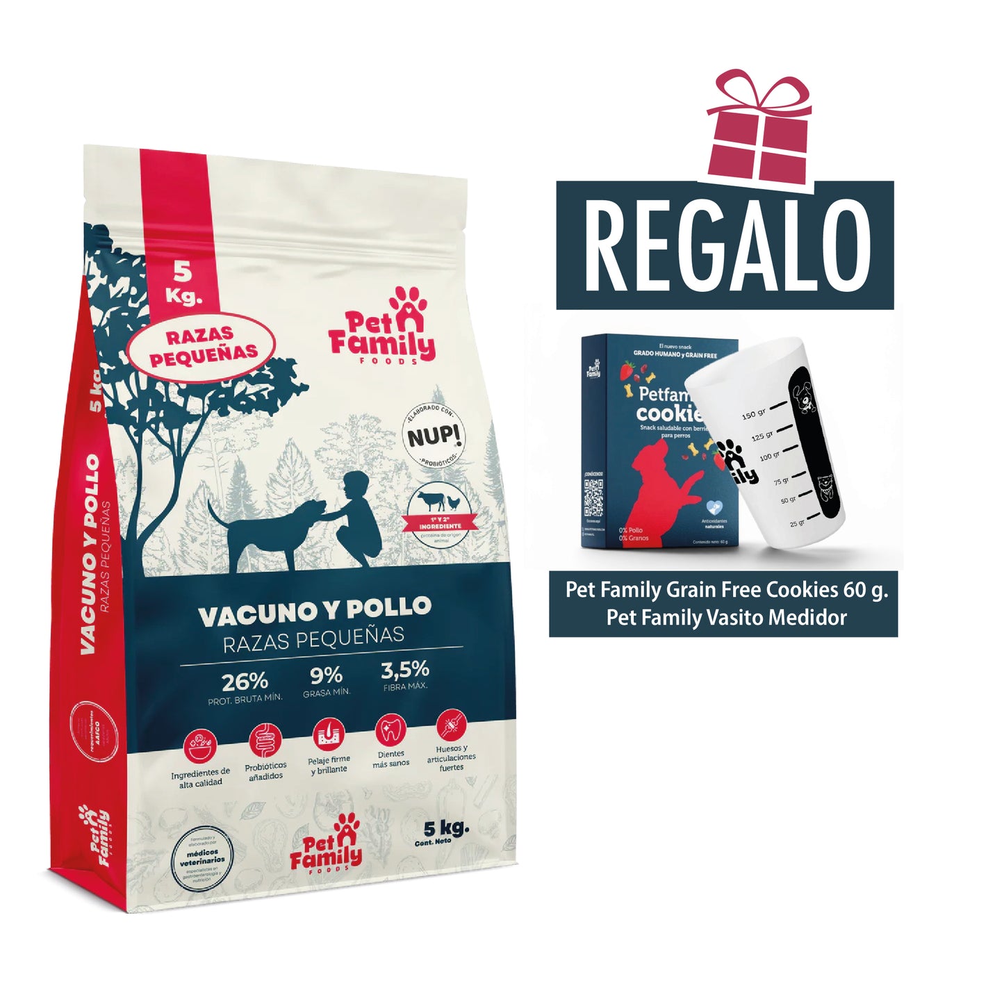 Pet Family Perro Adulto Razas Pequeñas 5 Kg