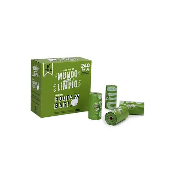 Poopa Bag! Pack 240 Bolsas Biodegradables