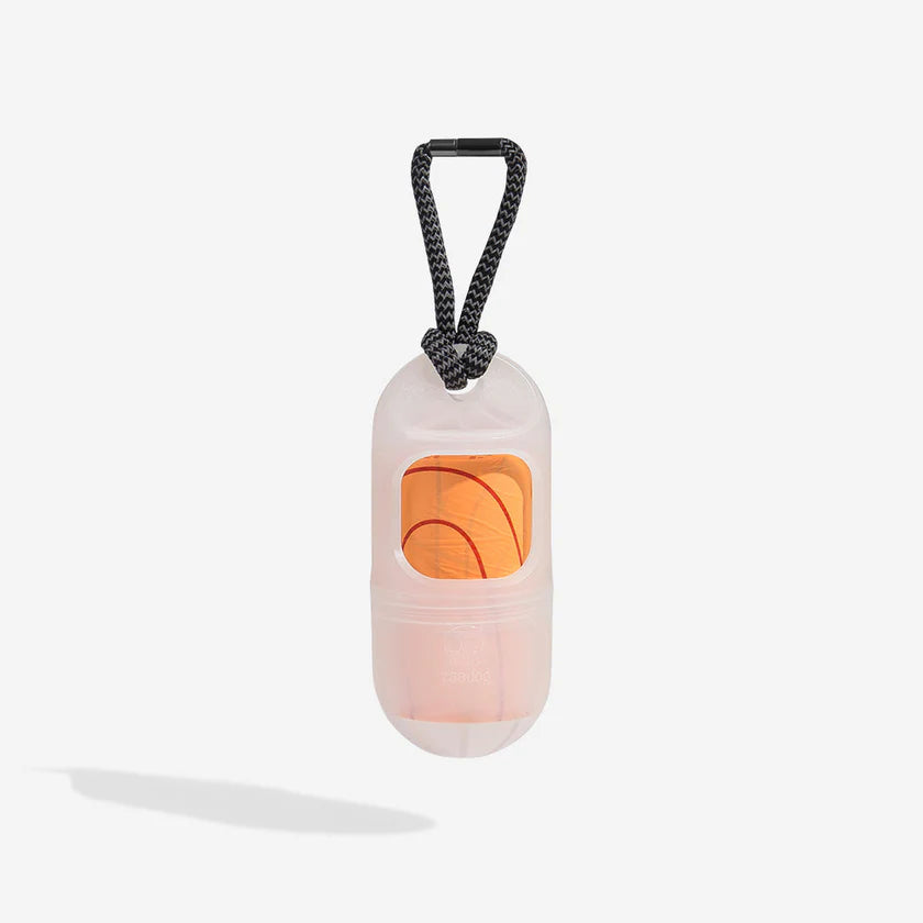 Zee Dog Dispensador de Bolsitas Transparente + 1 Rollo Bolsitas