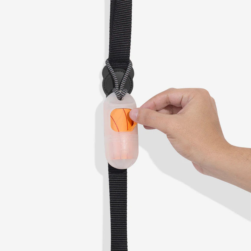 Zee Dog Dispensador de Bolsitas Transparente + 1 Rollo Bolsitas