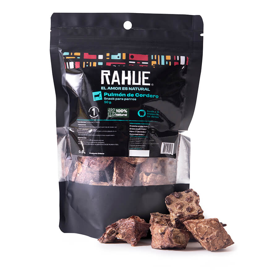 Rahue Pulmón de Cordero 50 grs. - Snack perros