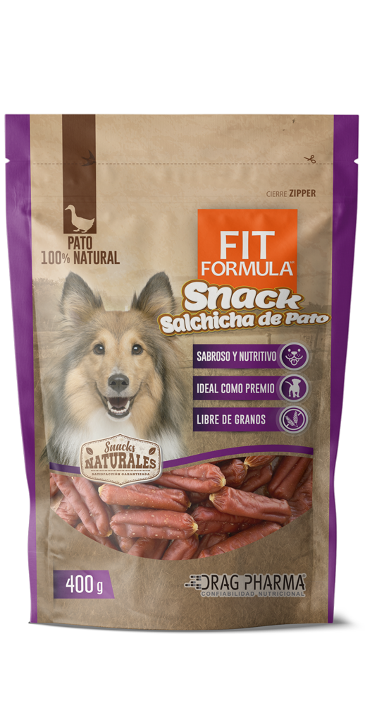Fit Formula Snack Natural Salchicha de Pato 100 Grs