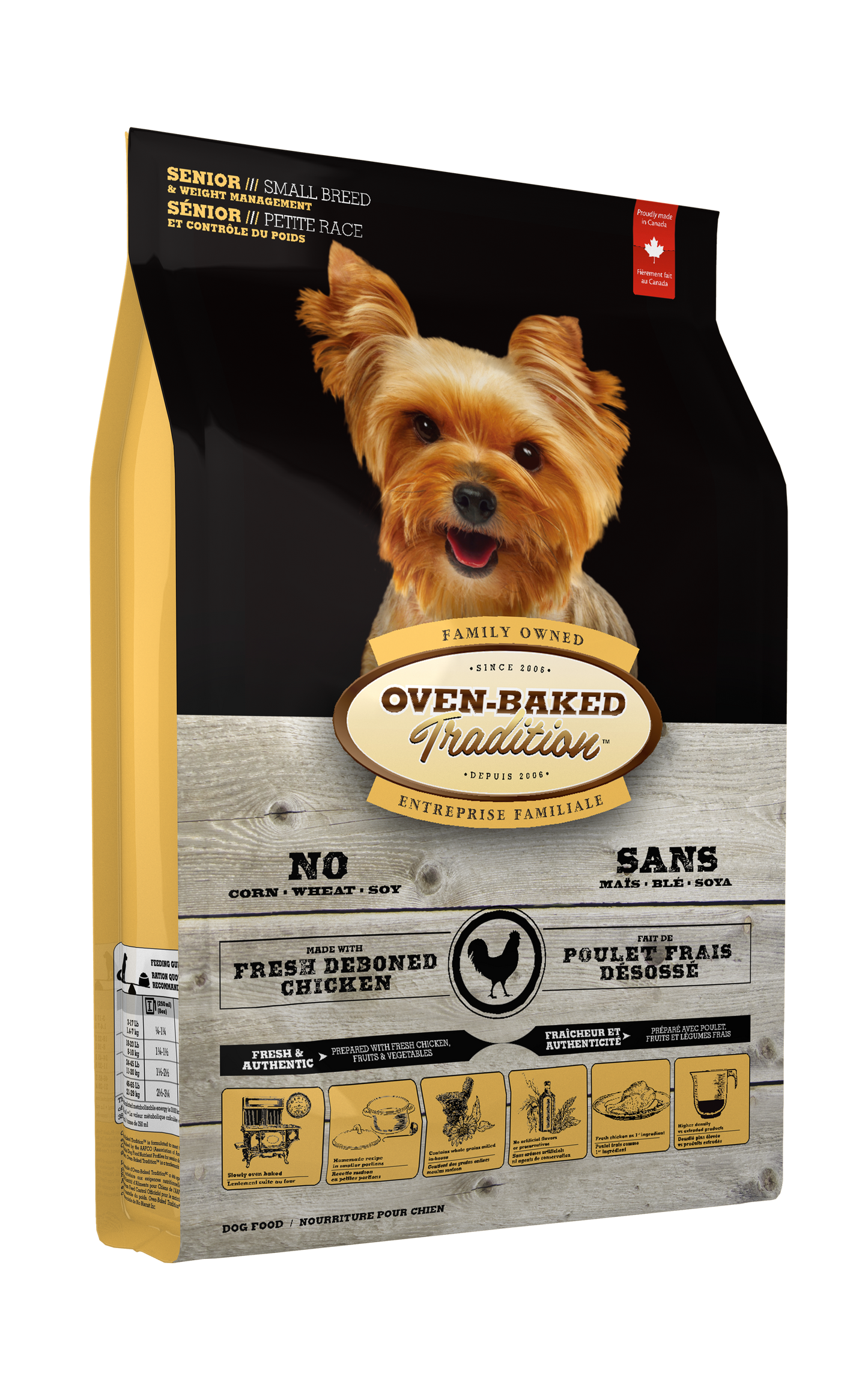 Oven Baked Tradition Perro Senior y Control de Peso Razas Pequeñas Pollo 2.27 Kg