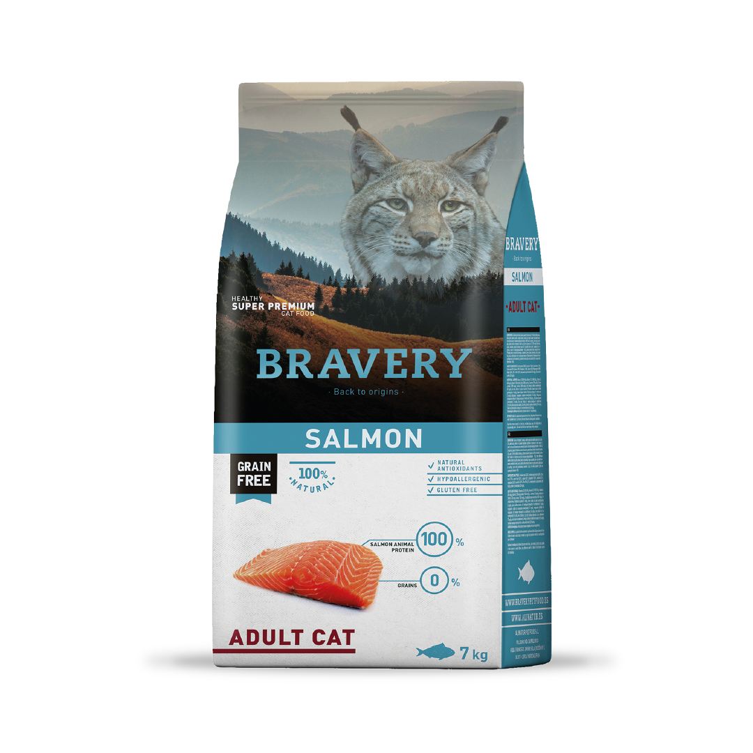 Bravery Salmón Gato Adulto 7 Kg