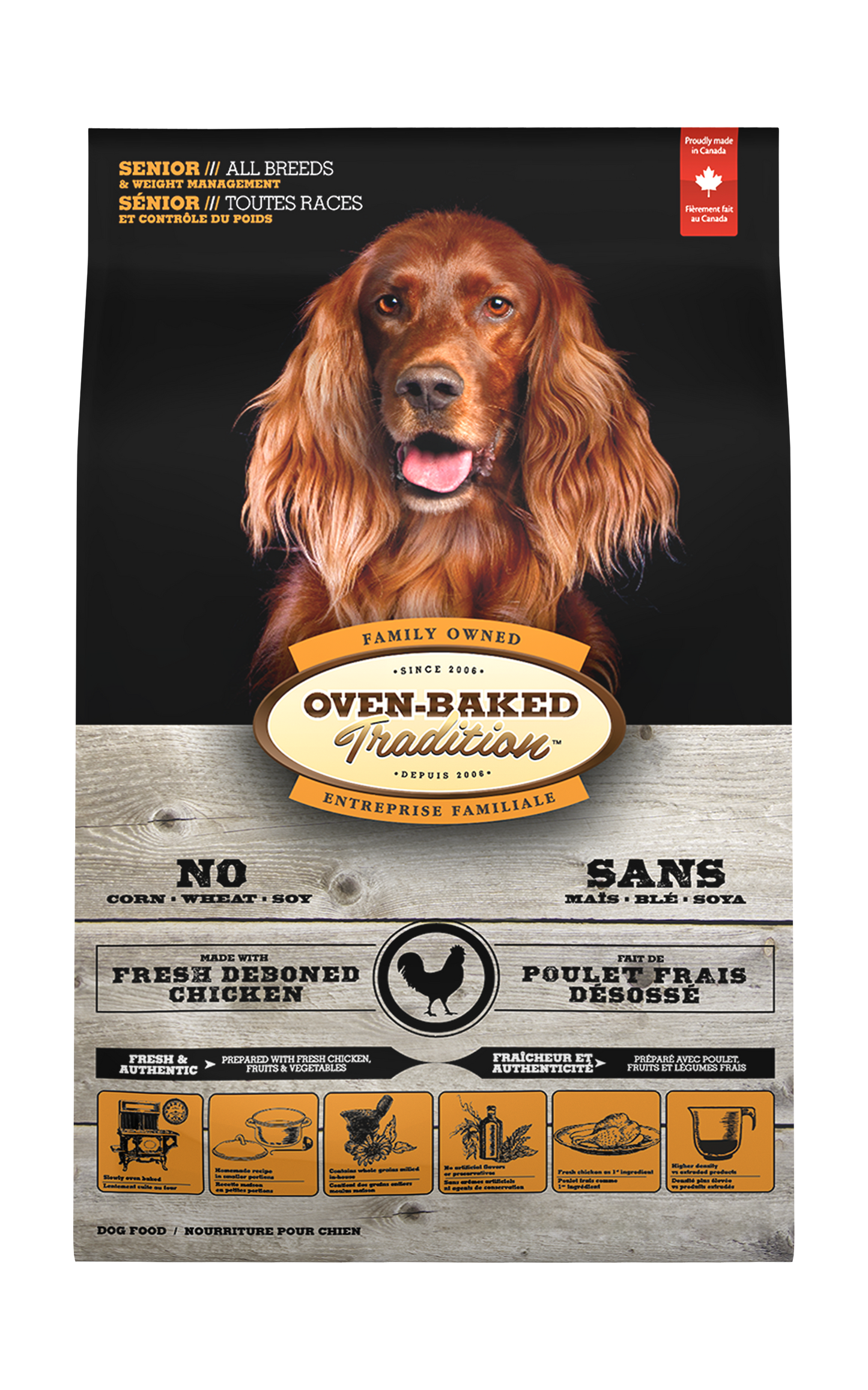 Oven Baked Tradition Perro Senior y Control de Peso Pollo 11.34 Kg