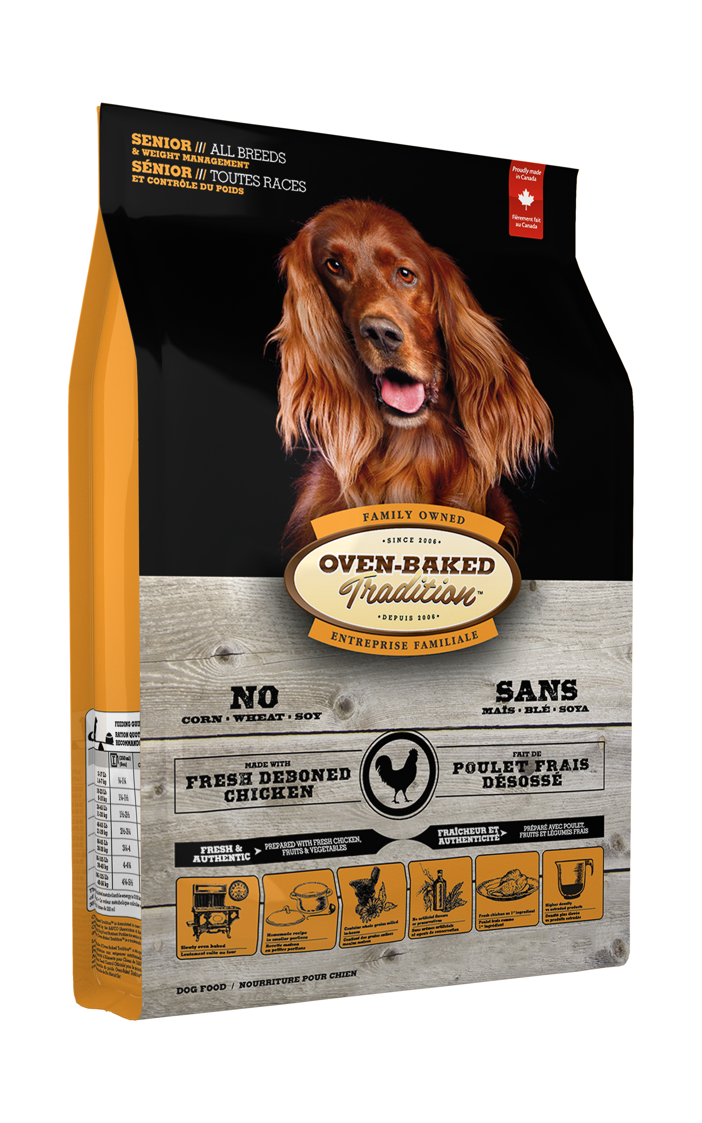 Oven Baked Tradition Perro Senior y Control de Peso Pollo 11.34 Kg