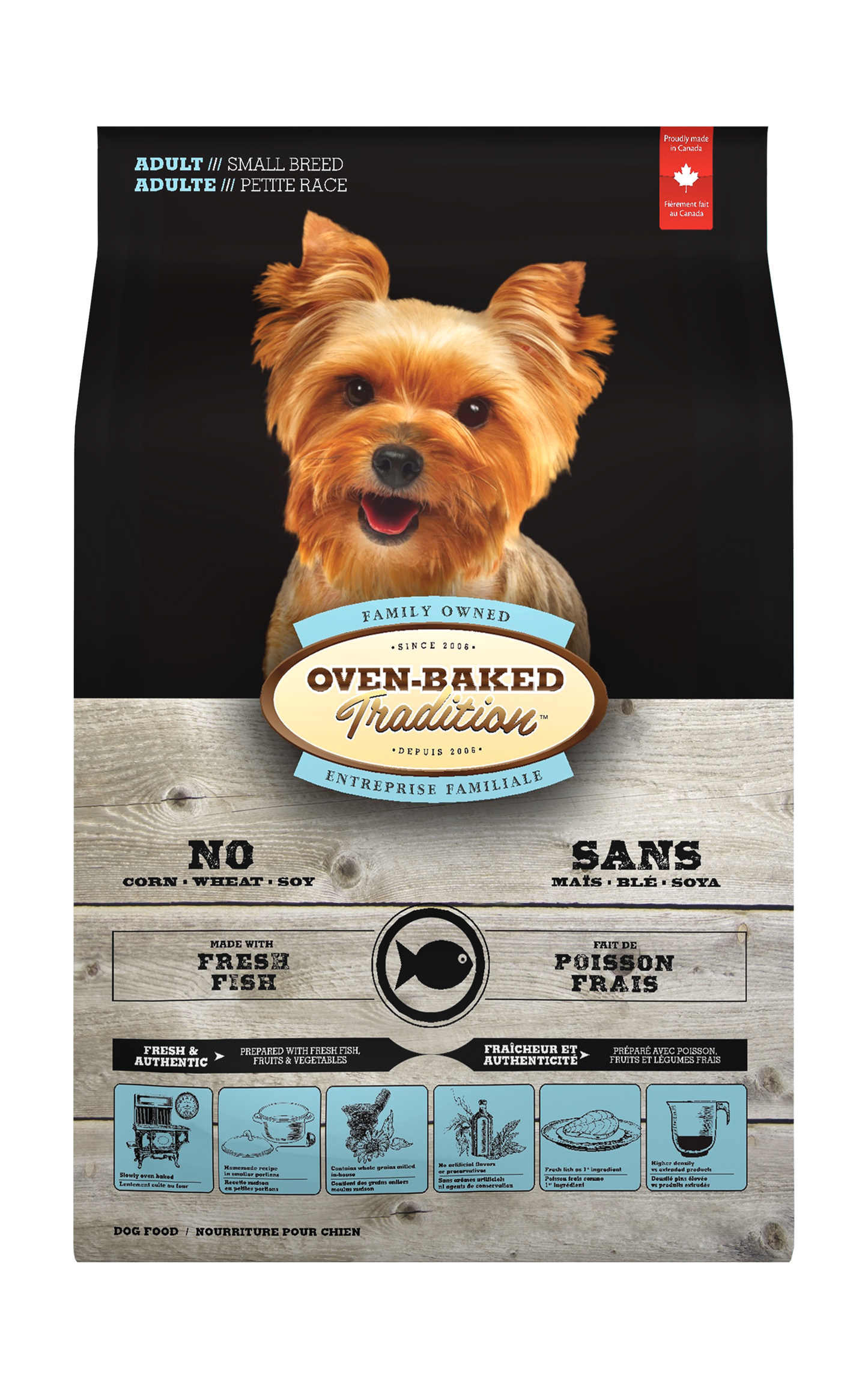 Oven Baked Tradition Perro Razas Pequeñas Pescado 2.27 Kg