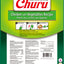 Churu snack líquido pollo con vegetales para perros 8 tubos vista trasera información nutricional