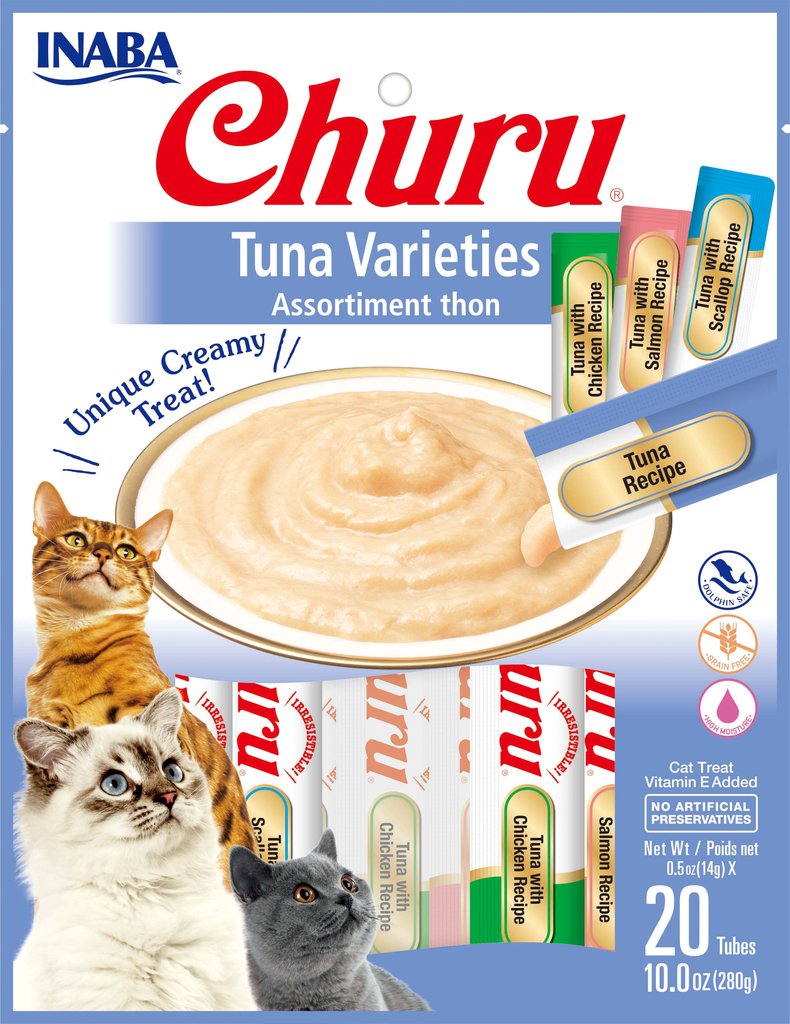 Churu Gato Variedades de Atún 20 Tubos de 14 Grs