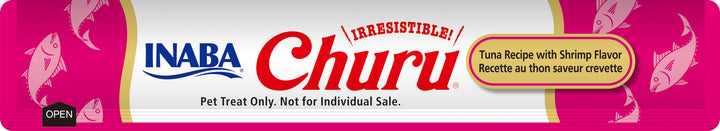 Churu snack variedades atún pack 60 tubos detalle sabor atún con camarón