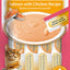 Churu snack líquido salmón con pollo para gatos 4 tubos 14 grs vista frontal