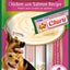 Churu snack líquido sabor salmón para perros 4 tubos 14 grs vista frontal