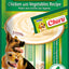 Churu snack líquido pollo con vegetales para perros 4 tubos 14 grs vista frontal
