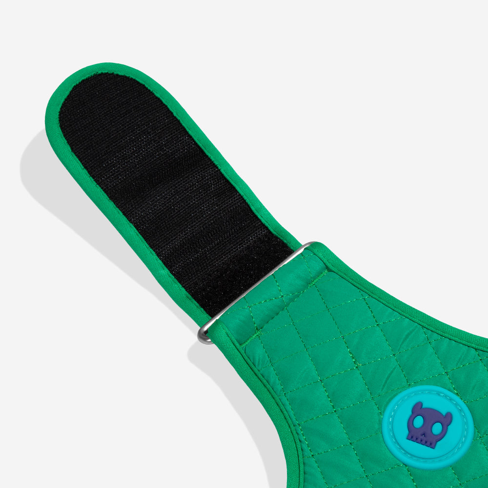 Zee Dog Arnés Air Mesh Velvet Vibes Vert, vista lateral