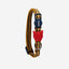 Zee Dog Collar Gato Velvet Vibes Misfit, hebilla de liberación rápida