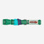 Zee Dog Collar Velvet Vibes Vert, detalle del tejido