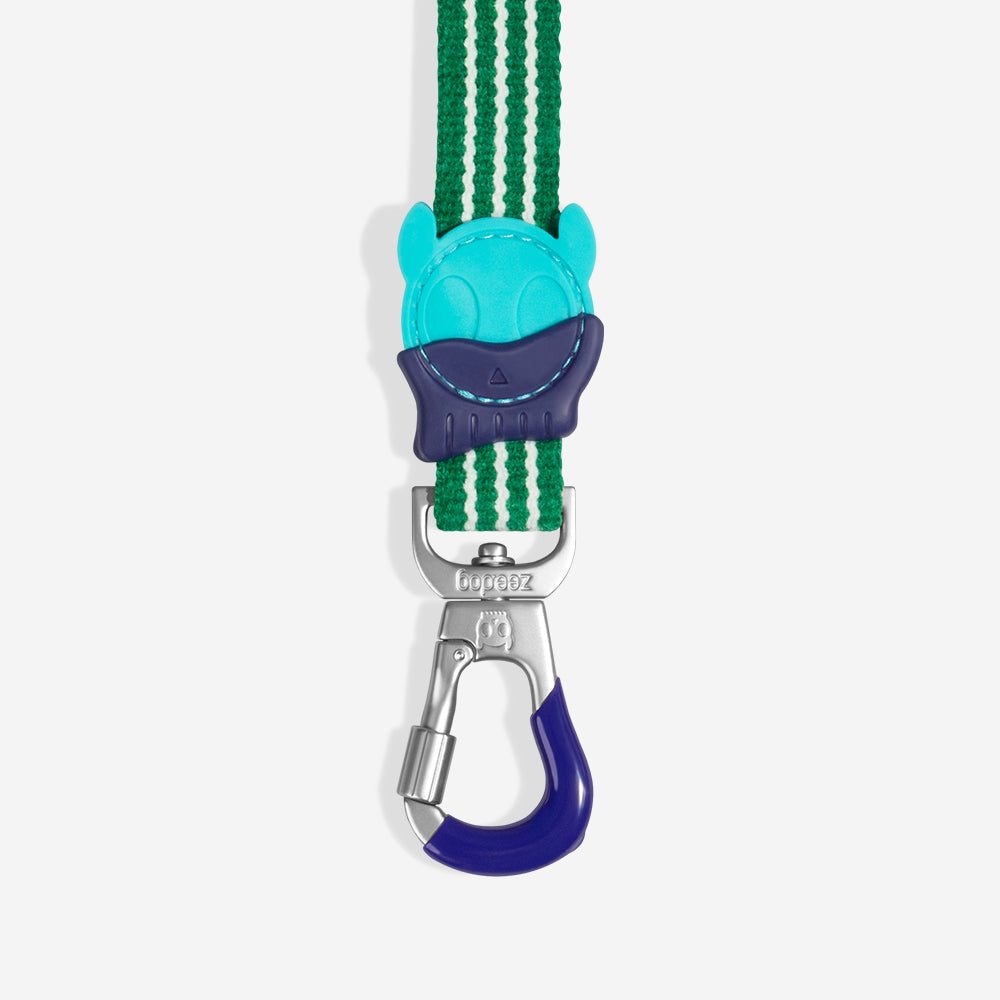 Zee Dog Correa Velvet Vibes Vert, detalle del tejido