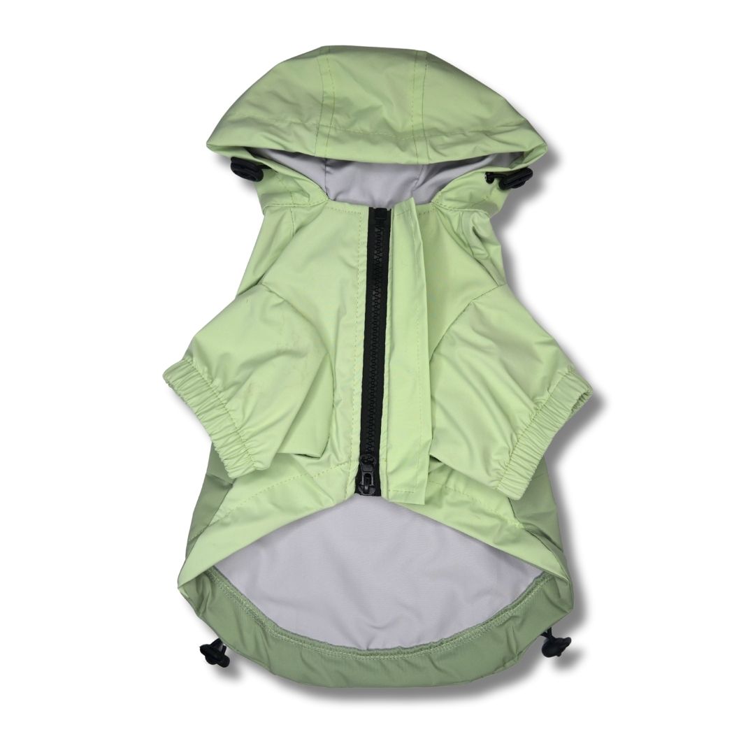 Pet Lounge Cortaviento Impermeable Perros y Gatos HYDROLITE Verde