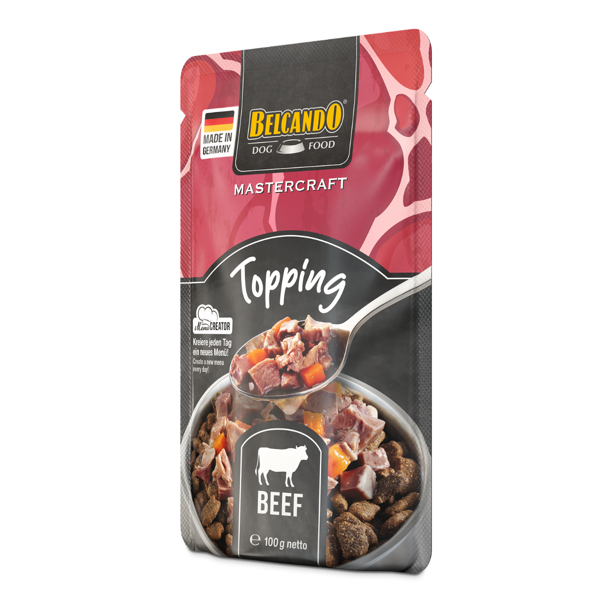 Belcando Perro Mastercraft Topping Ternera Pouch 100 Grs.