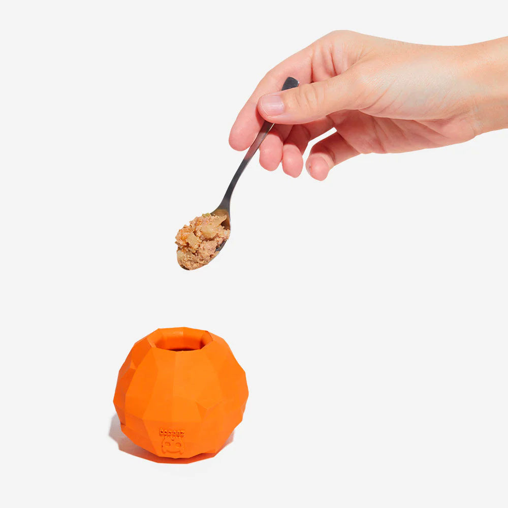 Zee Dog Super Orange juguete naranja para perros detalle del material