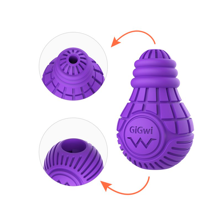 Gigwi Bulb dispensador de snacks para perros L empaque
