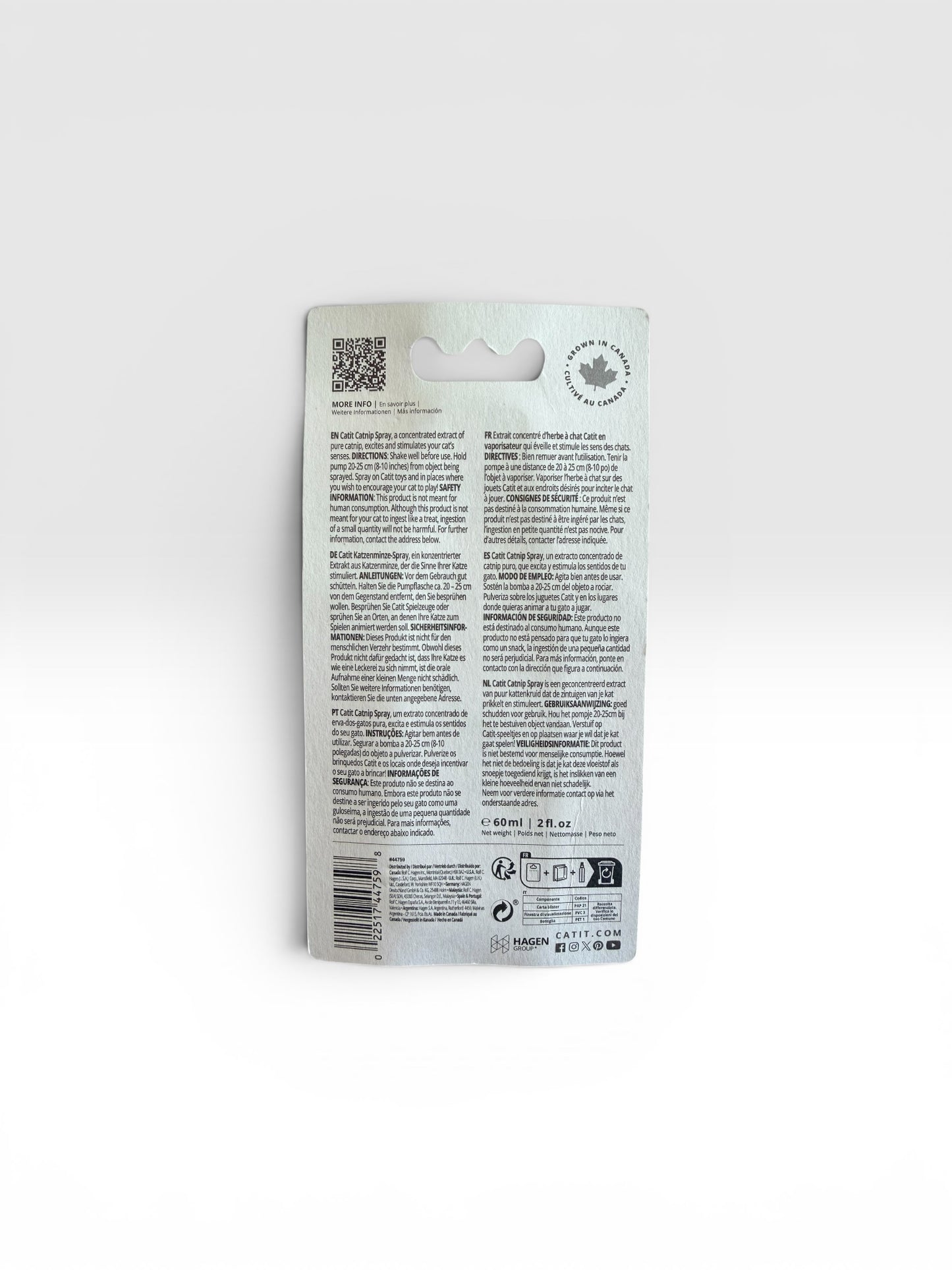 Catit Catnip Spray Gatos 60 ml