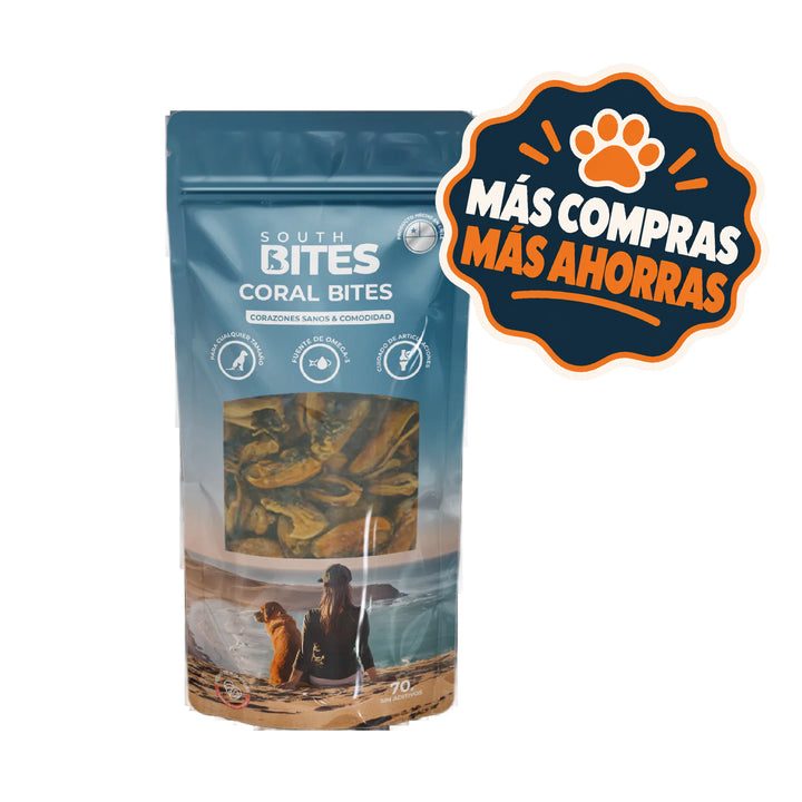 South Bites Snacks Coral Bites 100 Grs. para Perros